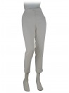 Pantalone Donna tessuto Cady, vestibilità slim, vita alta, 2 tasche a filo