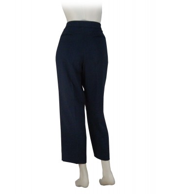 Pantalone Donna tessuto Cady, vestibilità slim, vita alta, 2 tasche a filo 2