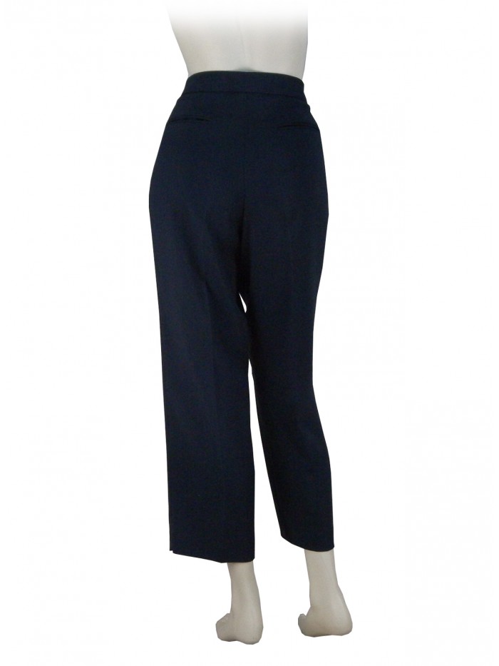 Pantalone Donna tessuto Cady, vestibilità slim, vita alta, 2 tasche a filo