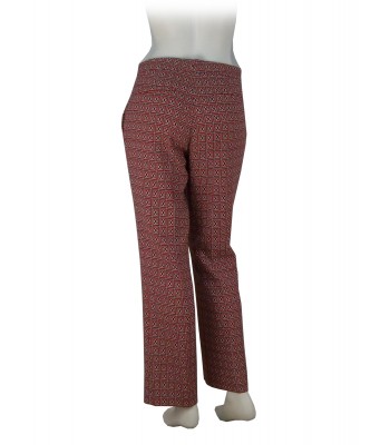 Pantalone Donna fantasia modulare, vestibilità regolare, vita bassa 2