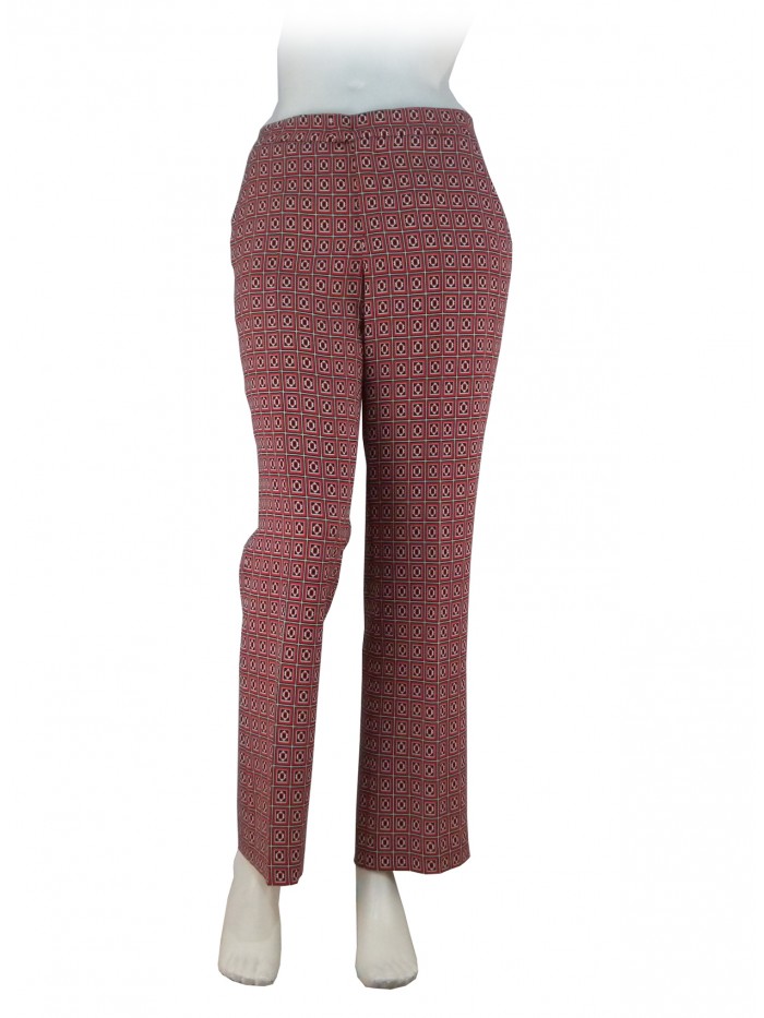 Modular fancy women's trousers, regular fit, low waist Modular fancy women's trousers, regular fit, low waist