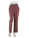 Pantalone Donna fantasia modulare, vestibilità regolare, vita bassa