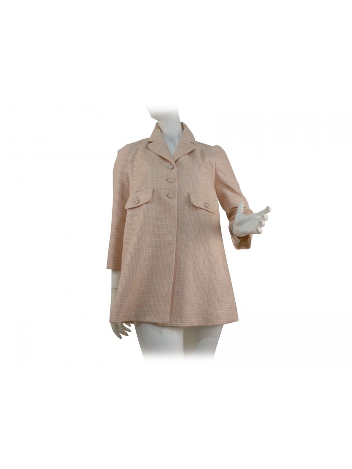 Giacca Donna monopetto, maniche 3/4, abbottonatura con bottoni Giacca Donna monopetto, maniche 3/4, abbottonatura con bottoni