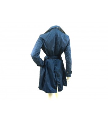 Women's single-breasted trench jacket with central rear slit 2