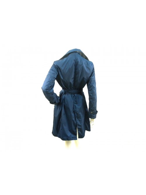 Giacca Donna Trench monopetto con spacco centrale posteriore,