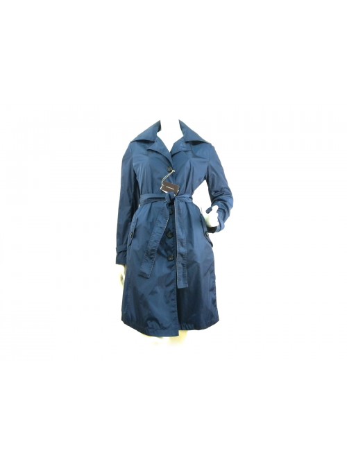 Giacca Donna Trench monopetto con spacco centrale posteriore,