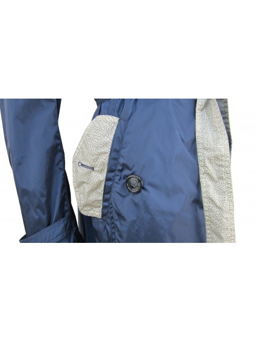Giacca Donna Trench monopetto con spacco centrale posteriore,