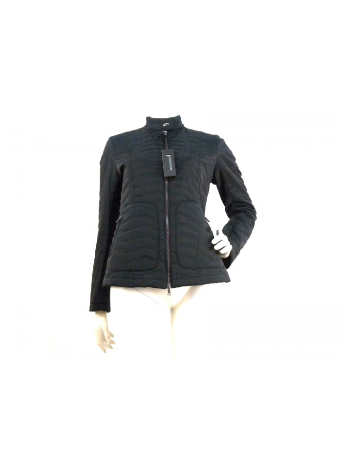 Giacca Donna trapuntata cucitura zig zag collo con pistagna Giacca Donna trapuntata cucitura zig zag collo con pistagna