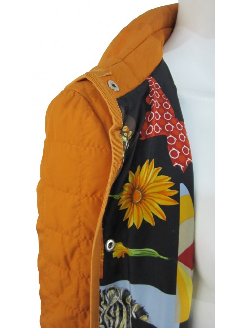 Giacca Donna sfiancata foderata, trapunta ultra leggera piume