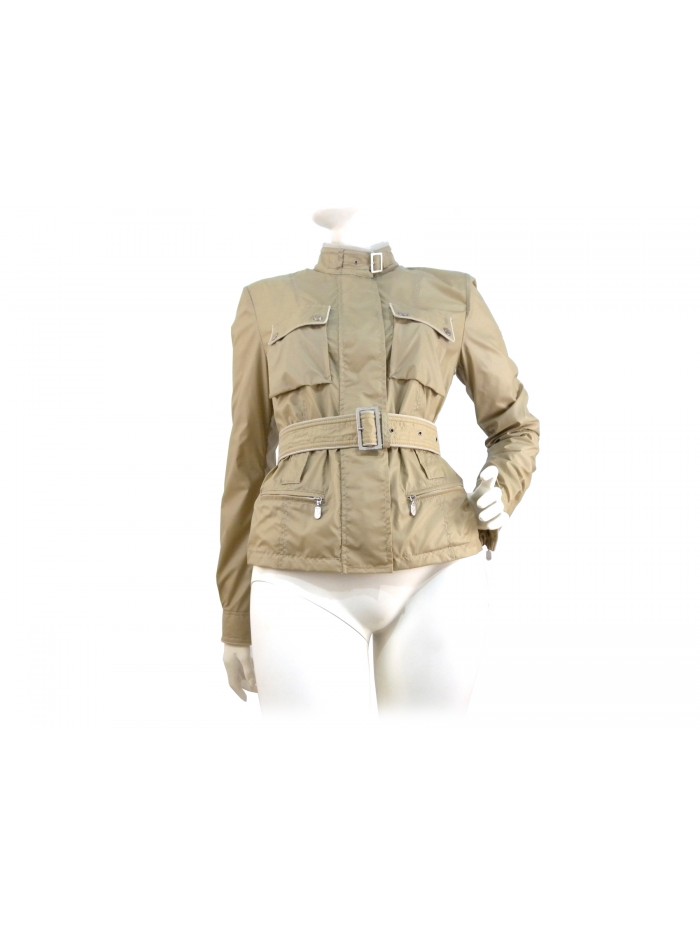 Slim woman jacket, high collar with adjustable strap, Slim woman jacket, high collar with adjustable strap,