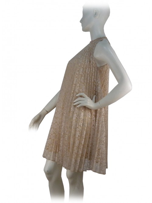 Vestito Donna scollo modello americano, giro gola con brillantini