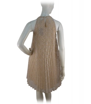 Woman dress American model neckline, throat lap with glitter 2