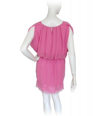 Vestito Donna smanicato con decoro in pizzo manica e gambe 2