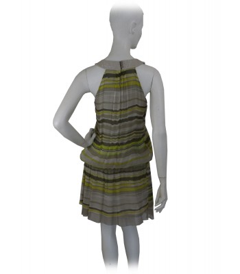 Woman dress with American pattern and stone inserts 2