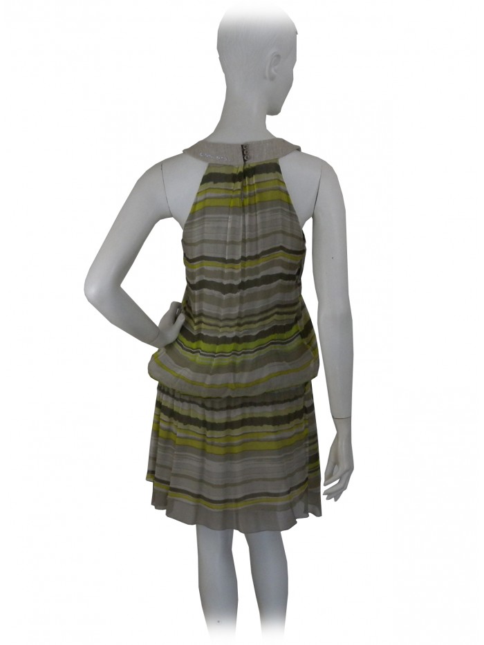 Woman dress with American pattern and stone inserts