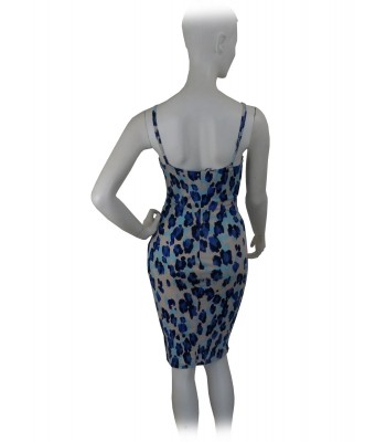 Woman dress with jersey braces, animalier fantasy 2
