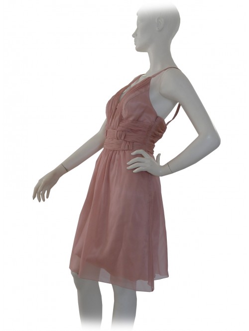 Vestito Donna elegante, bretelle con scollo profondo a V