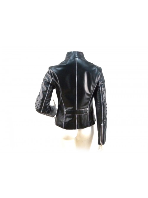 Giacca donna Tod's Biker con toppe