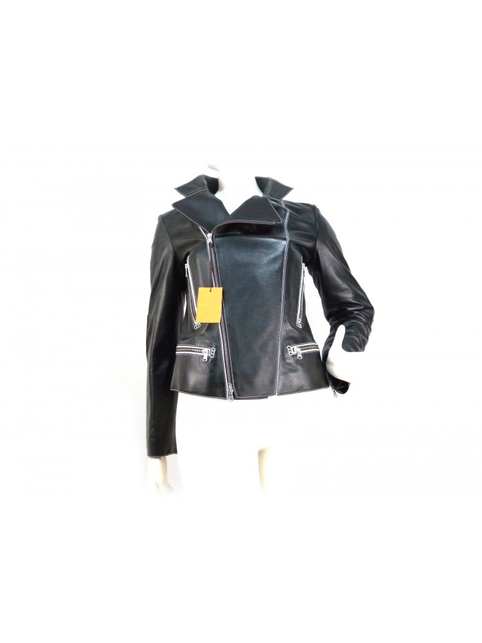 Giacca donna Tod's Biker con toppe