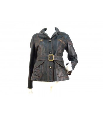 Giani Women's jacket in stitched leather