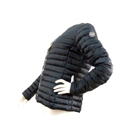 Giubbotto Donna piumino con zip bordatura a contrasto con paillets.