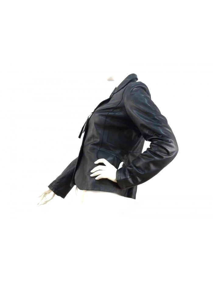 Giacca donna collo modello camicia, foderata con trapunta light