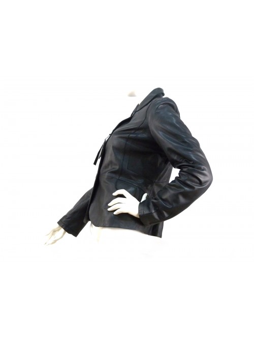 Giacca donna collo modello camicia, foderata con trapunta light