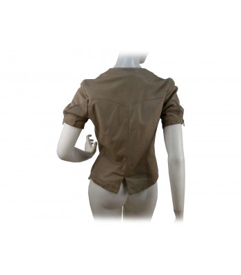 Giacca donna modello slim mezza manica, chiusura asimmetrica 2