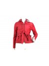 Woman jacket mod. Doris, male collar with waist belt