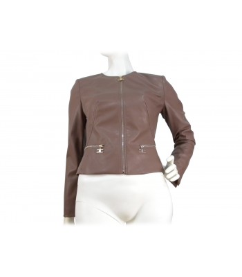 Elisabetta Franchi Faux leather woman jacket