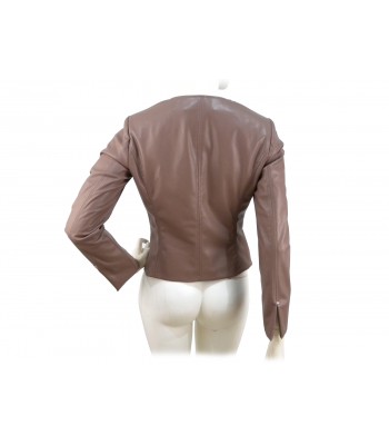 Flared women's chanel jacket with central closure and side pockets 2