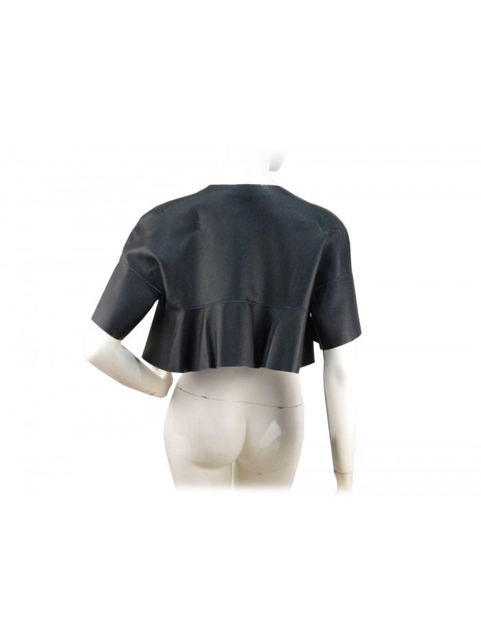 Giacca donna corta modello corto chanel con manica 3/4.