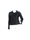 Woman jacket model nail with floral lace decoration