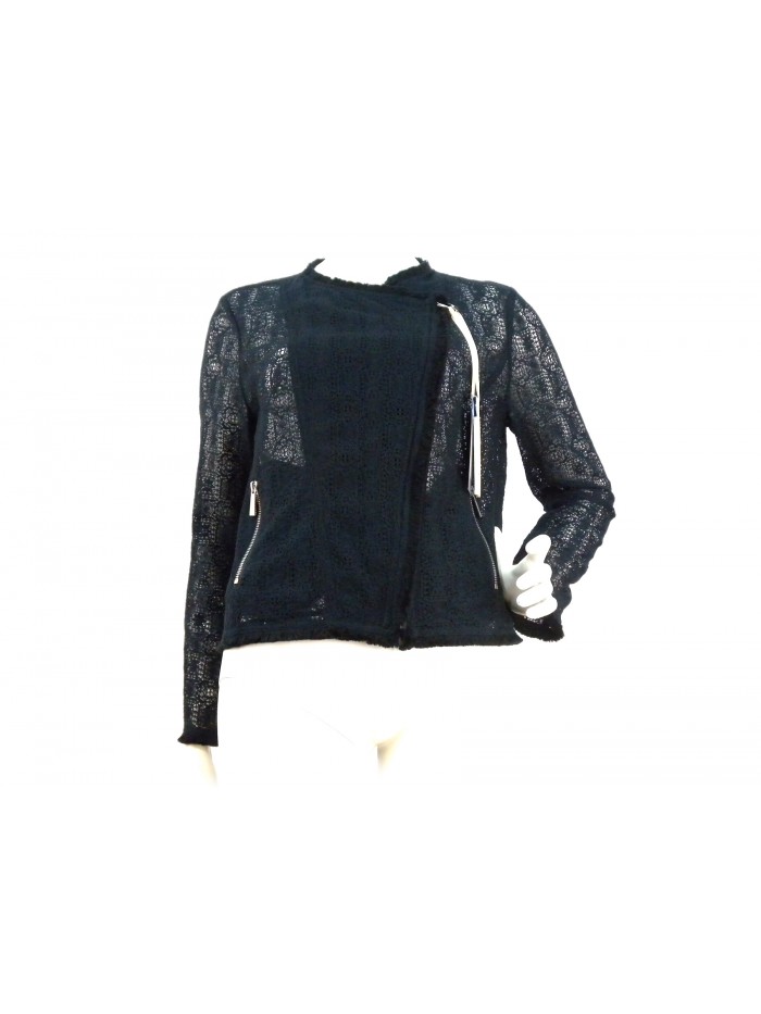 Minismo woman jacket Cotton lace nail with modular fantasy Minismo woman jacket Cotton lace nail with modular fantasy