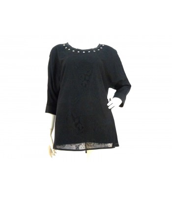 Pinko Bluse donna pizzo nero