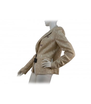 Flared women's jacket, modular pattern in relief 2