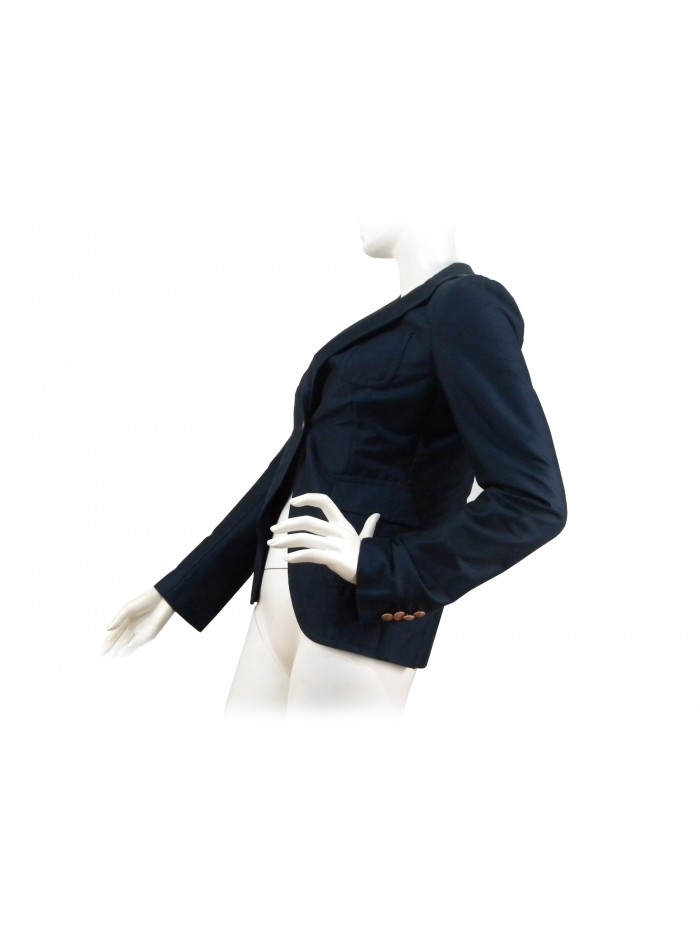 Flared men's jacket with 2 patch pockets and a small pocket