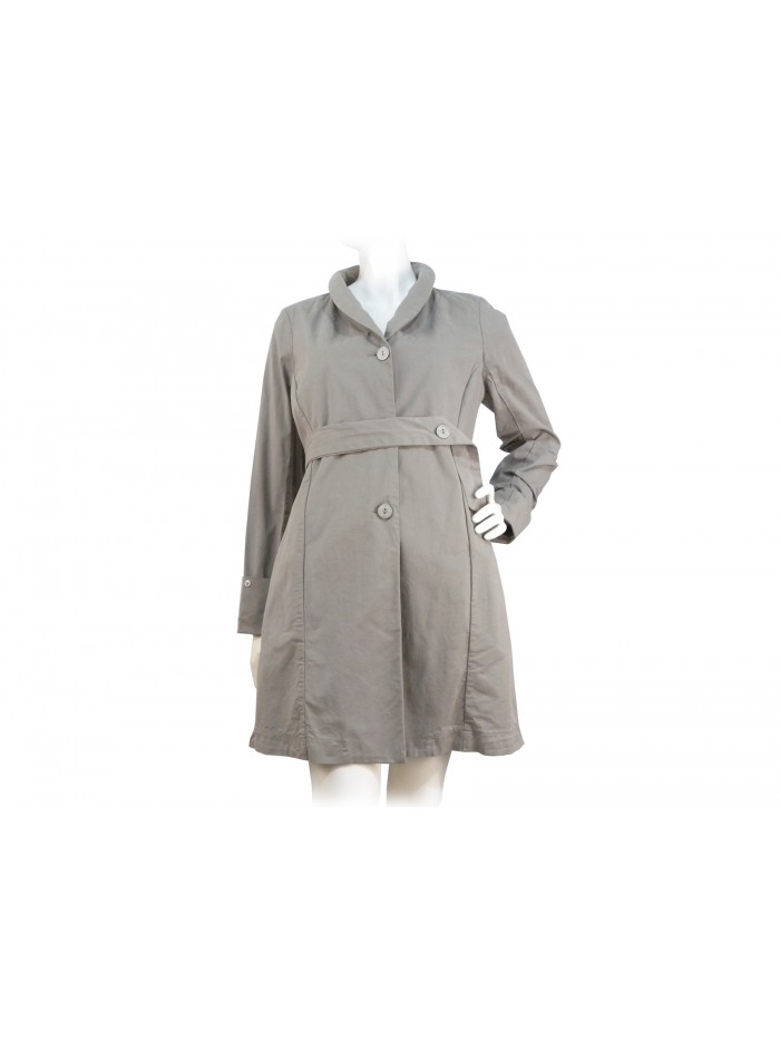 Trench donna mod. Aloe tessuto spalmato chiusura 3 bottoni con cintura Trench donna mod. Aloe tessuto spalmato chiusura 3 bottoni con cintura