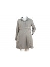 Trench woman mod. Aloe coated fabric closure 3 buttons with belt