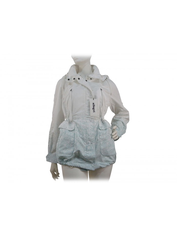 Giacca donna sfoderata con cappuccio staccabile, 4 tasche Giacca donna sfoderata con cappuccio staccabile, 4 tasche