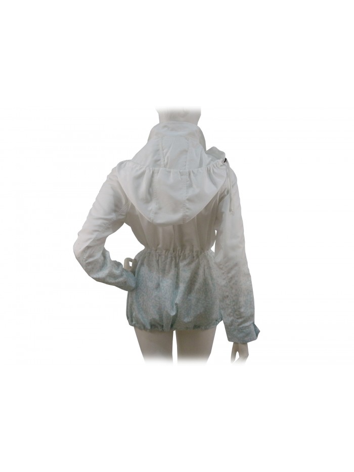 Unlined women's jacket with detachable hood, 4 pockets