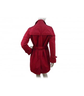 Giacca donna trench 3/4 ginocchio, imbottitura leggera, doppiopetto 2