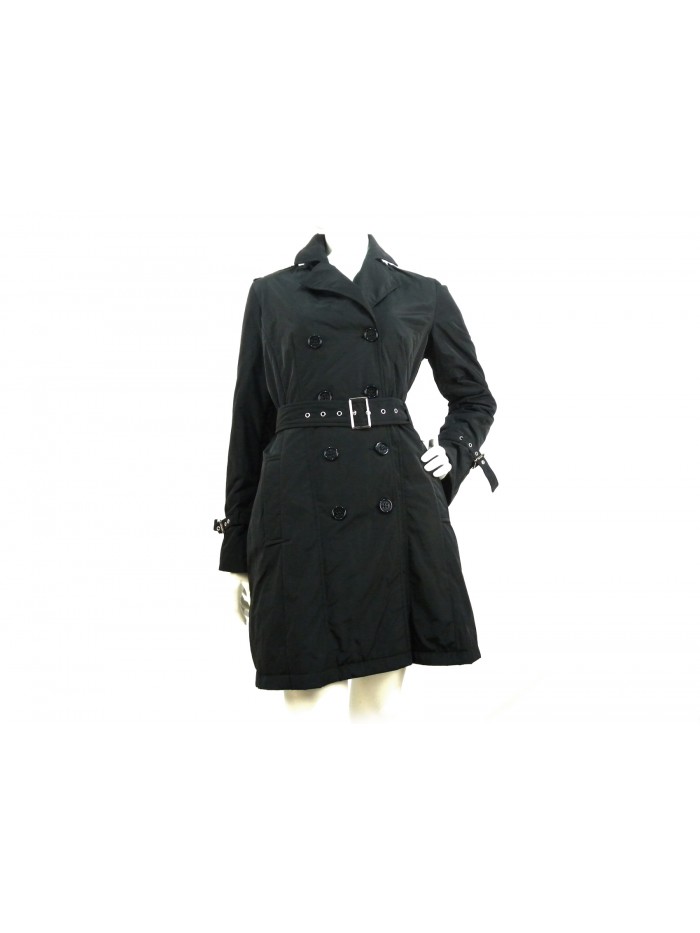 Giacca donna trench 3/4 ginocchio, imbottitura leggera, doppiopetto  Giacca donna trench 3/4 ginocchio, imbottitura leggera, doppiopetto