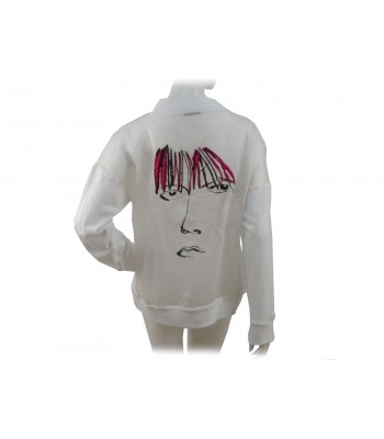 Women's sweatshirt mod. Juniperus with transparent back 2