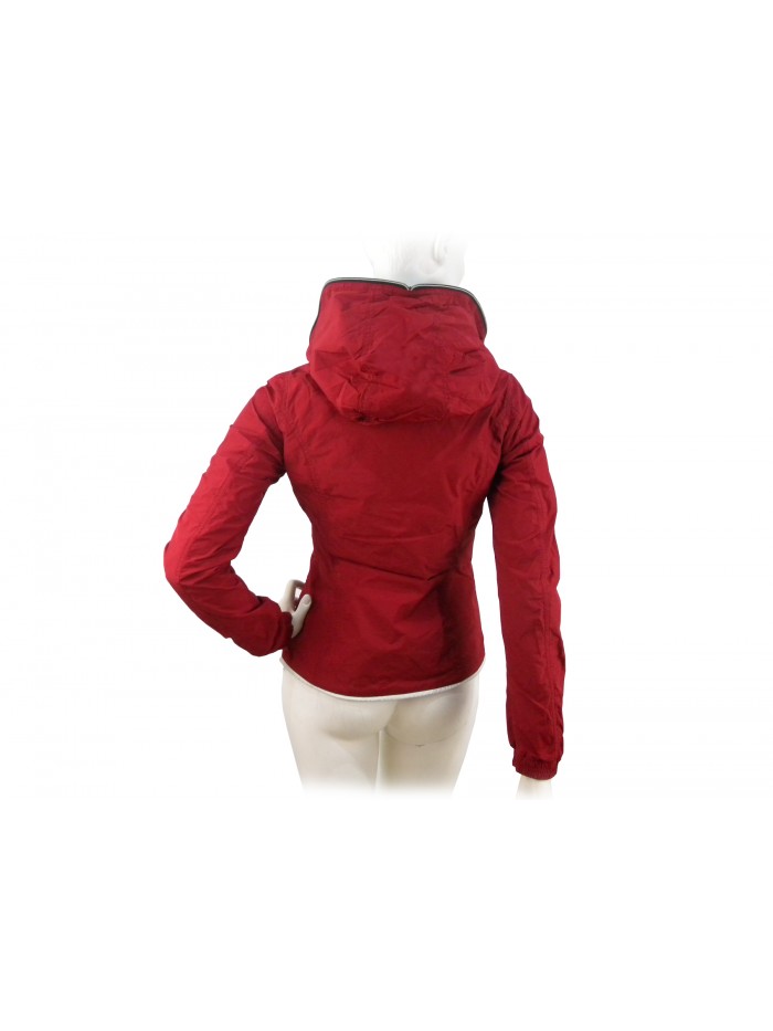 Flared women's jacket lined in cotton knit