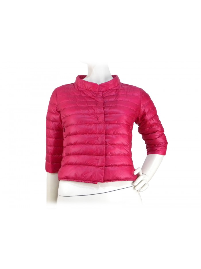 Giubbotto donna corto, collo chanel, manica 3/4 Giubbotto donna corto, collo chanel, manica 3/4