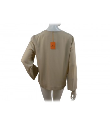 Camicia donna paricollo aperta, svasata con manica larga. 2