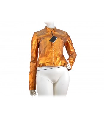 Roberto Cavalli Orange Metal woman jacket