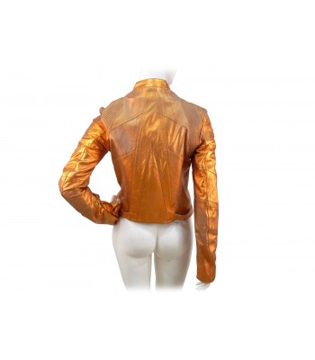 Giacca donna collo coreana con chiusura centrale zip, taschini petto 2