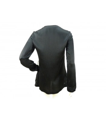 Camicia donna modello caftano, manica lunga con decoro ricamato 2